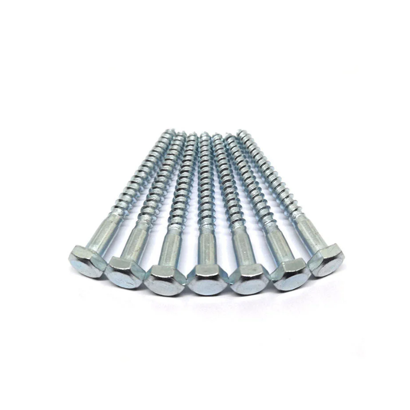 Hexagonal head wood screws